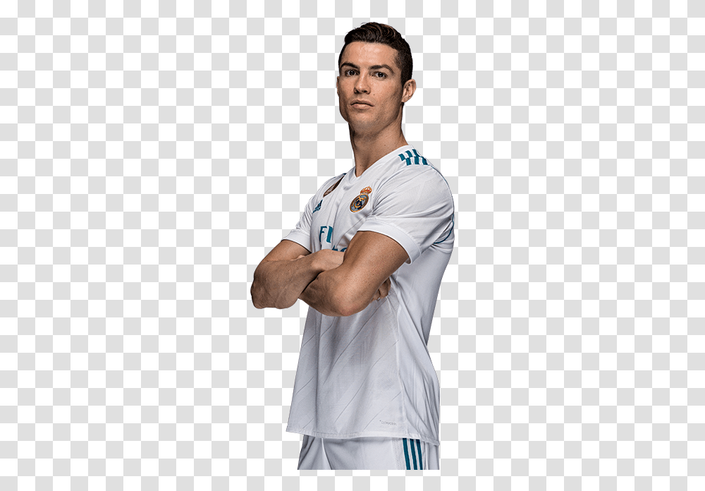 Ronaldo New Jersey 2017, Person, Arm, Shirt Transparent Png