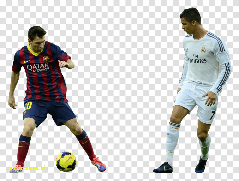 Ronaldo Vs Messi, People, Person, Human, Football Transparent Png