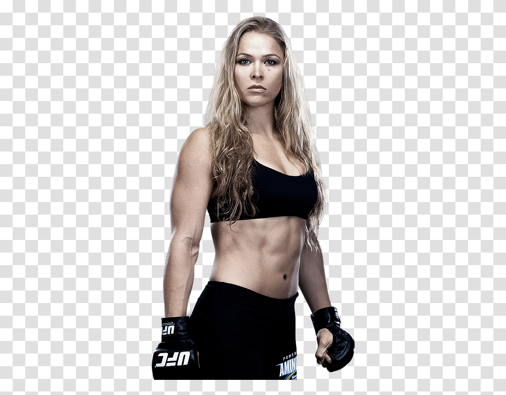 Ronda Rousey Black Background, Person, Female, Woman Transparent Png