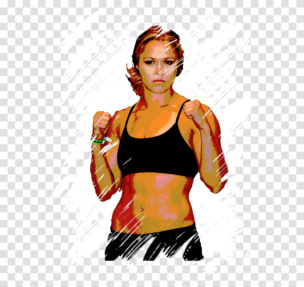 Ronda Rousey In Orange, Person, Fitness, Working Out, Sport Transparent Png