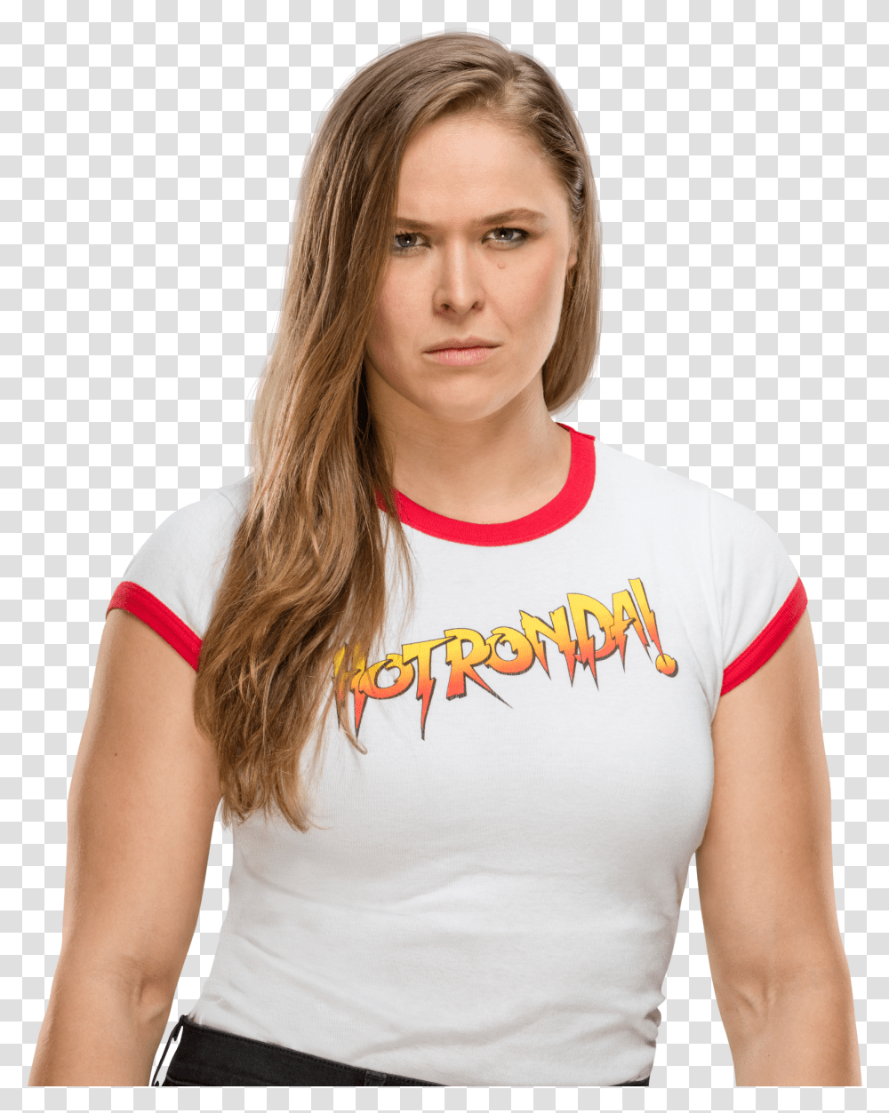 Ronda Rousey Smackdown Women's Champion, Sleeve, Person, T-Shirt Transparent Png