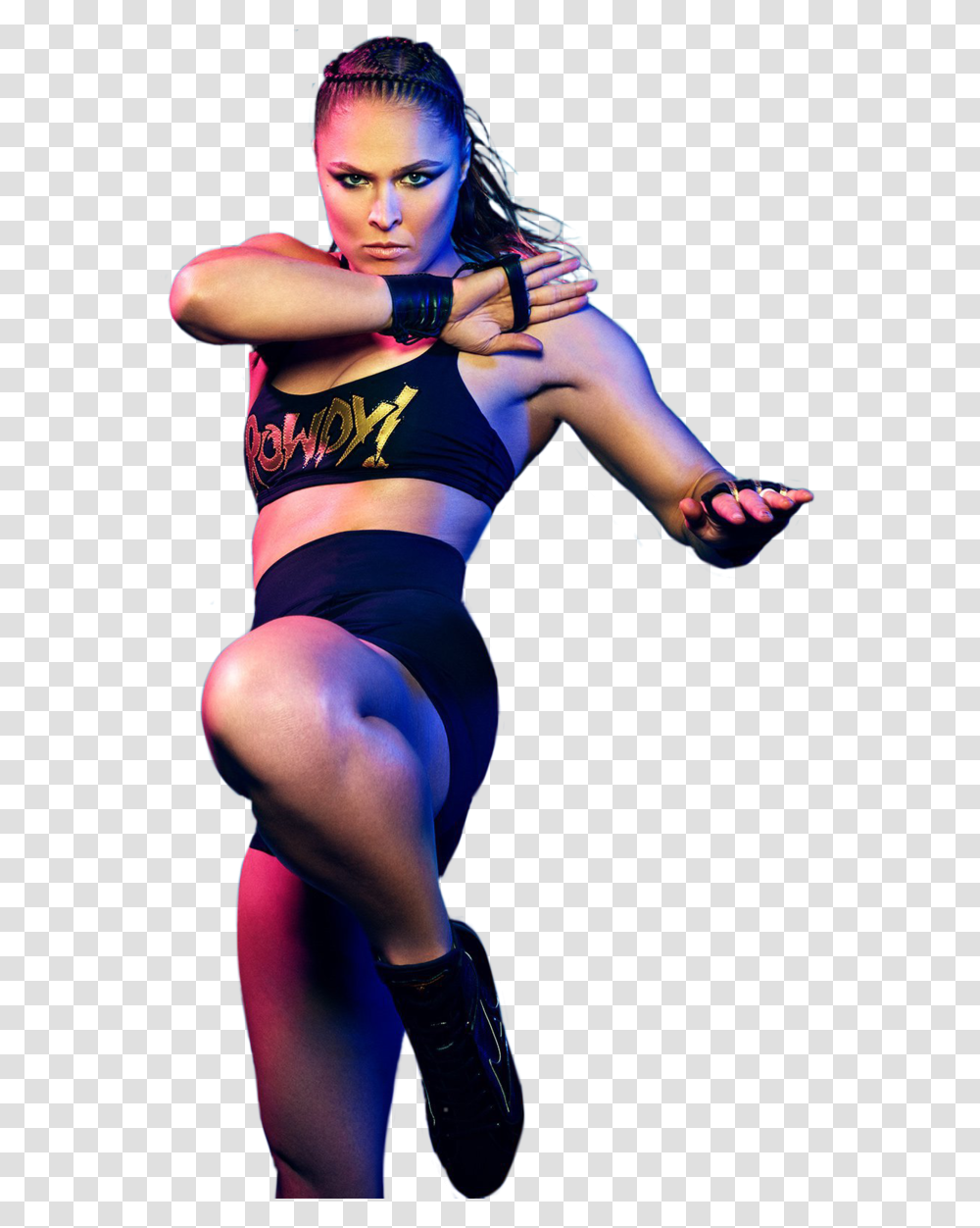 Ronda Rousey Wwe Evolution Photoshoot, Dance Pose, Leisure Activities, Person, Shoe Transparent Png
