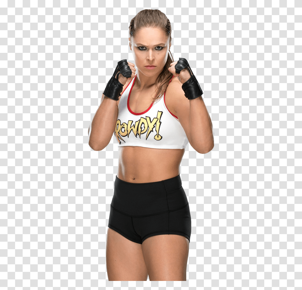 Ronda Rousey Wwe Gloves, Person, Human, Sport, Sports Transparent Png