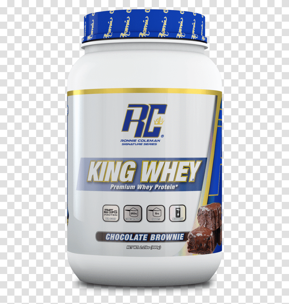 Ronnie Coleman Signature Series Protein Chocolate Brownie Whey Protein Ronnie Coleman, Bottle, Cosmetics Transparent Png