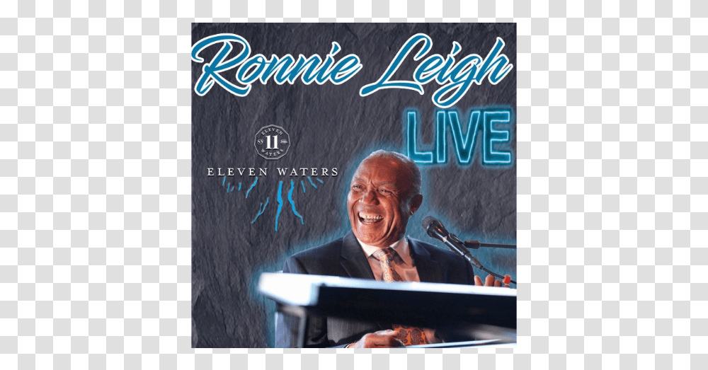 Ronnie Leigh Live At Eleven Waters Album Cover, Person, Crowd, Flyer, Poster Transparent Png