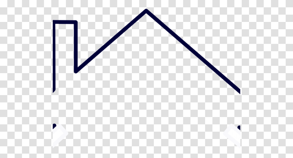 Roof Clipart Simple House Outline, Triangle, Arrow Transparent Png