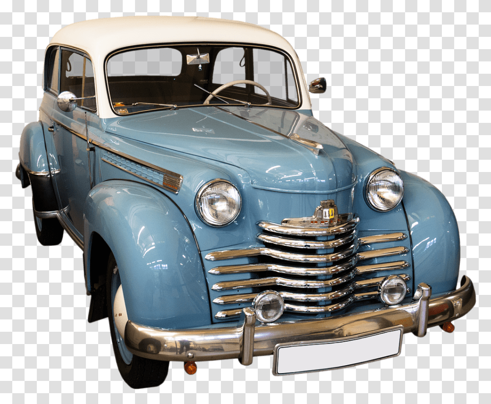 Roof Download Oldtimer Blue, Car, Vehicle, Transportation, Automobile Transparent Png