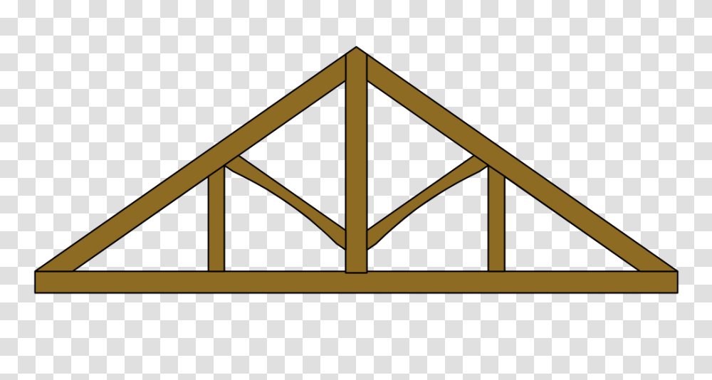 Roof Trusses, Triangle, Bridge, Building, Wood Transparent Png