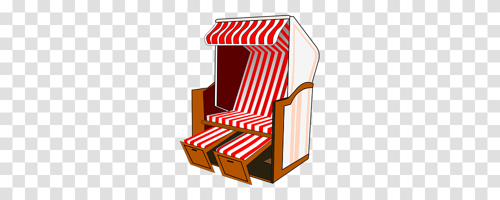Roofed Wicker Beach Chair Holiday, Furniture, Armchair, Cushion Transparent Png
