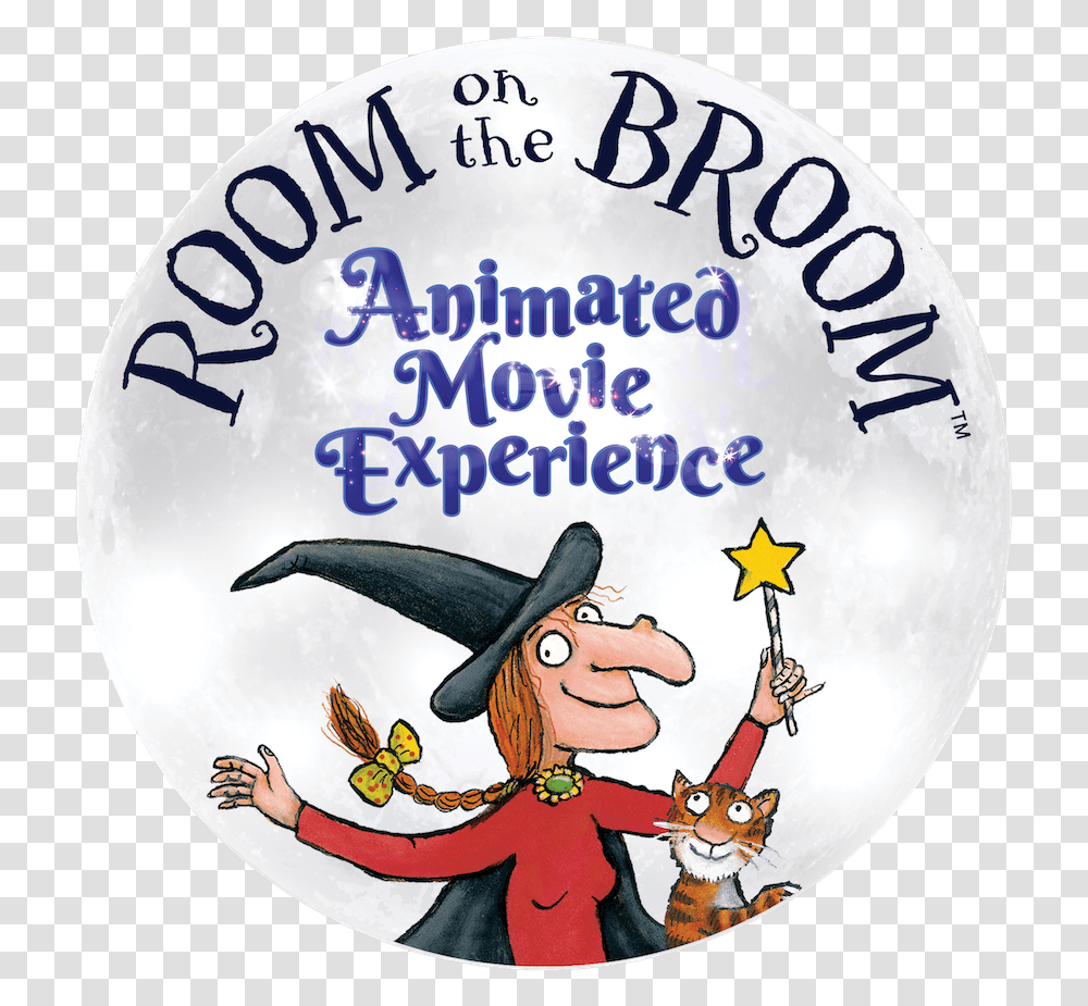 Room On The Broom Animated Movie Experience, Logo, Trademark, Bird Transparent Png