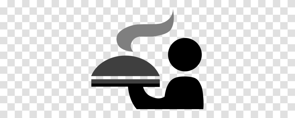 Room Service Person, Silhouette, Handrail, Chair Transparent Png