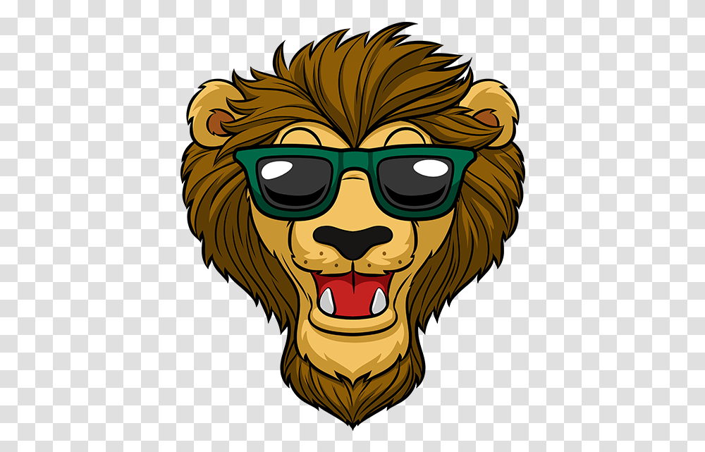 Roomie With Sunglasses Illustration, Head, Face, Tiger, Wildlife Transparent Png