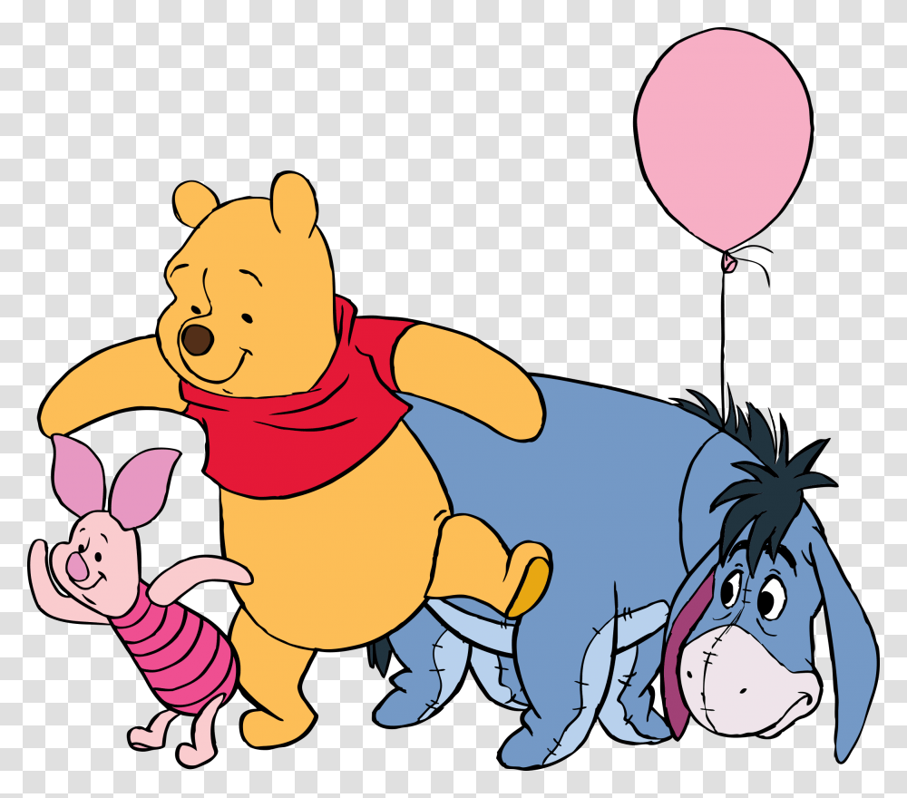 Roommates Disney Winnie The Pooh Eeyore Giant Wall Winnie The Pooh And Eeyore, Ball, Balloon Transparent Png