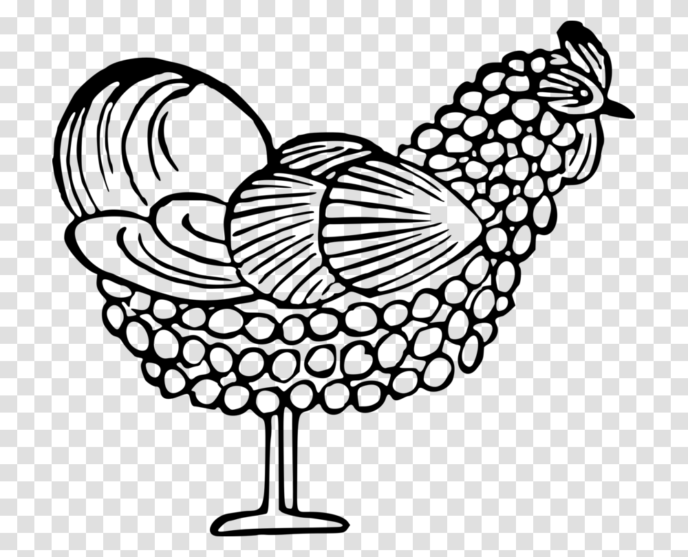 Rooster Chicken Line Art Landfowl Drawing, Gray, World Of Warcraft Transparent Png