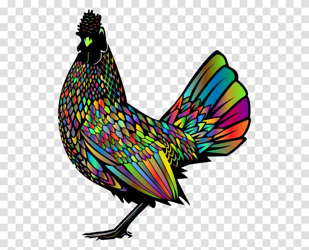 Rooster Chicken Poultry Farming Phasianidae, Ornament, Bird Transparent Png