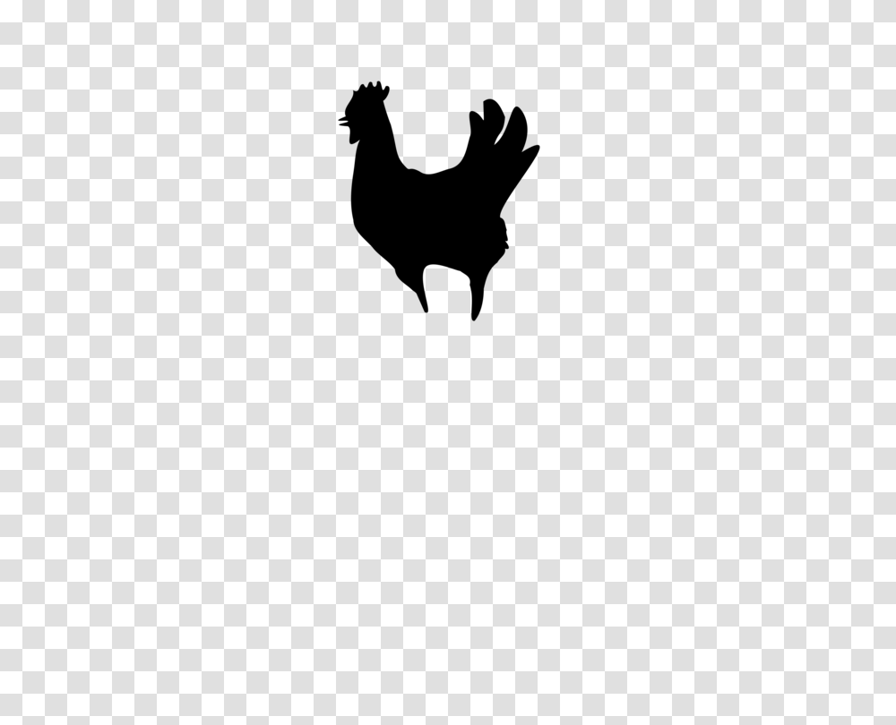 Rooster Chicken Silhouette Poultry Farming, Gray, World Of Warcraft Transparent Png