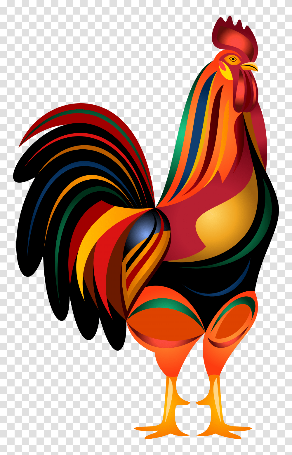 Rooster Clip Art, Animal, Bird, Fowl, Poultry Transparent Png