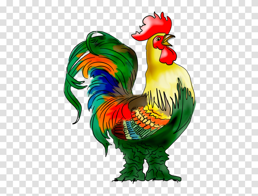 Rooster Clip Art, Poultry, Fowl, Bird, Animal Transparent Png