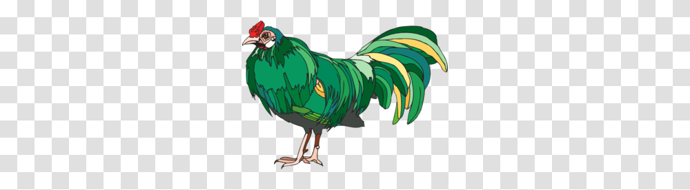 Rooster Clipart Green, Bird, Animal, Person, Human Transparent Png