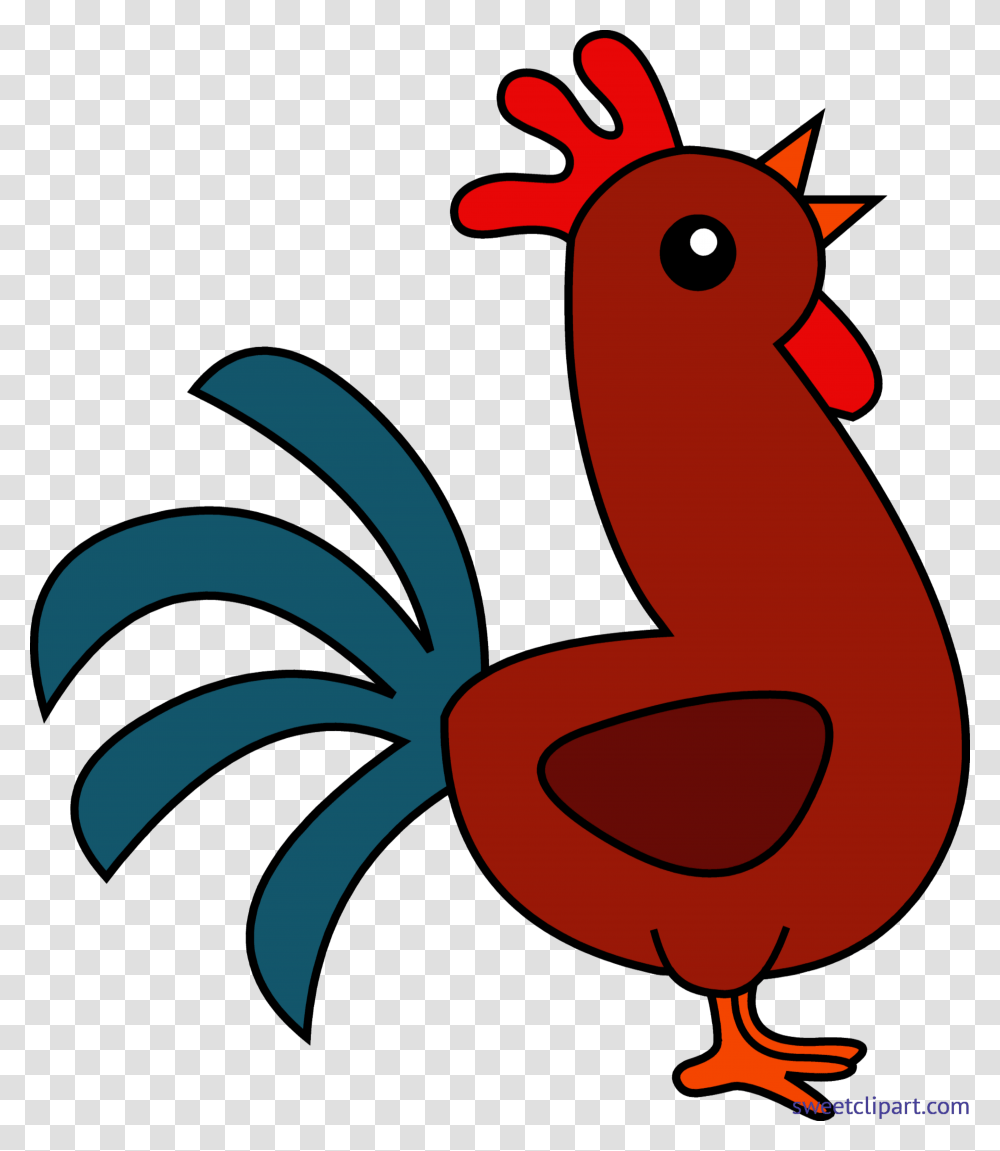 Rooster Cute Clip Art, Animal, Cardinal, Bird Transparent Png