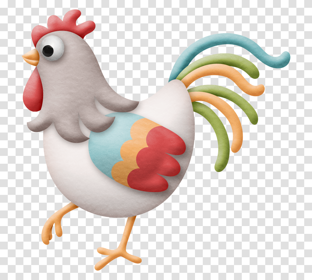 Rooster Ferma Animals Doodles And Chicken, Plant, Toy, Fruit, Food Transparent Png