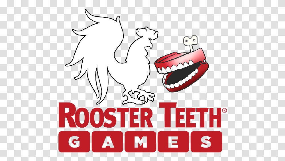 Rooster Teethgameslogo - Super Rad Raygun Rooster Teeth Games Logo, Poster, Advertisement, Animal, Text Transparent Png