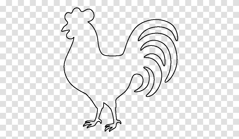 Rooster Template, Gray, World Of Warcraft Transparent Png