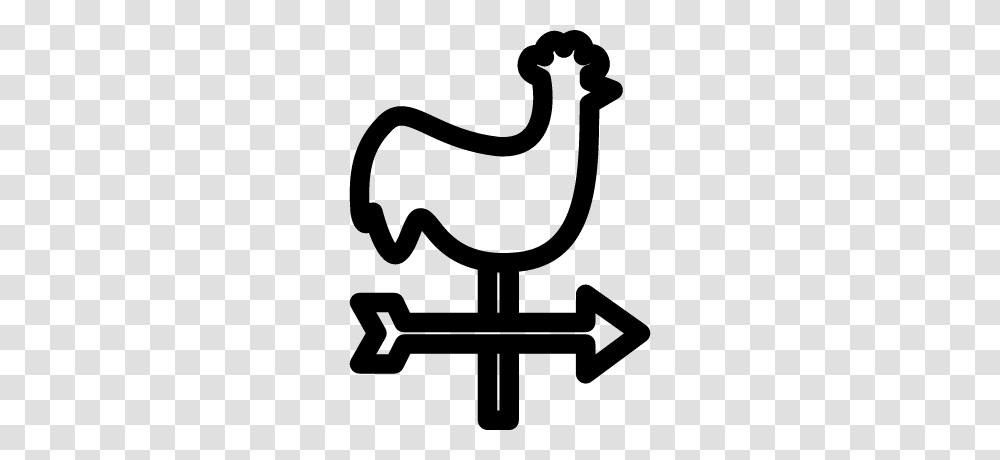 Rooster Weather Vane Pointing East Free Vectors Logos Icons, Gray, World Of Warcraft Transparent Png
