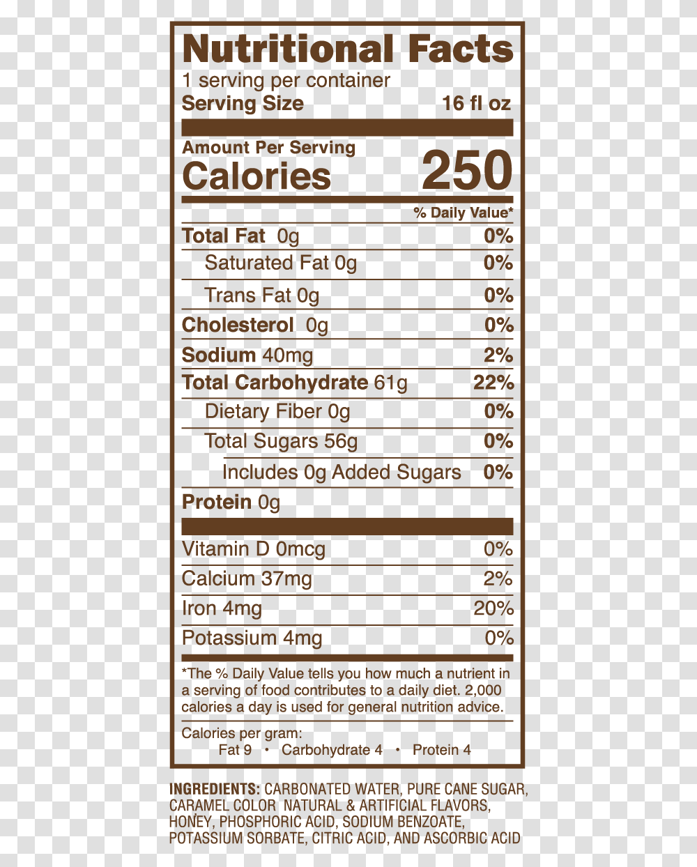Root Beer Chicken Parmesan Nutrition Facts, Label, Word, Menu Transparent Png