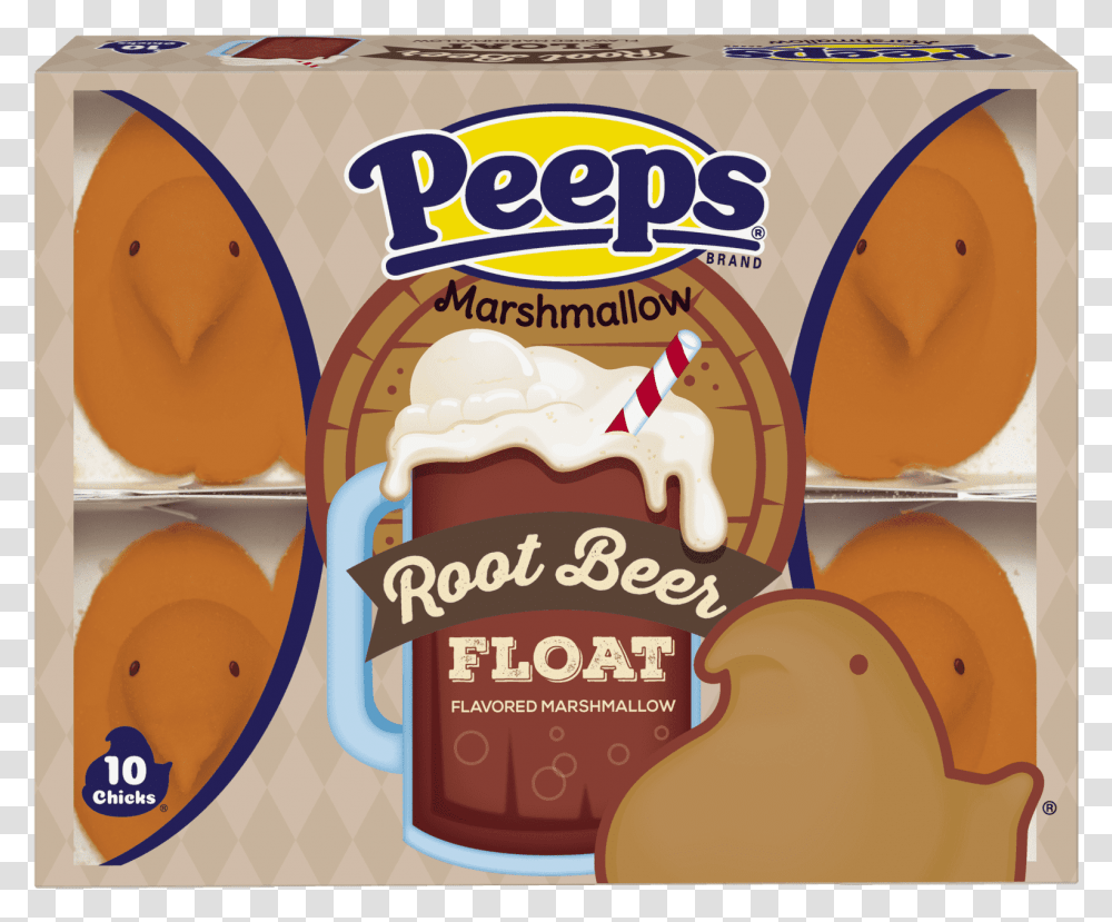 Root Beer Float Peeps Available Only At Kroger Family Pancakes And Syrup Peeps, Sweets, Food, Dessert, Cream Transparent Png