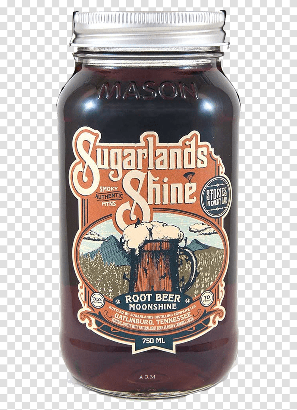 Root Beer Sugarlands Shine Root Beer Liqueur, Beverage, Alcohol, Poster, Advertisement Transparent Png