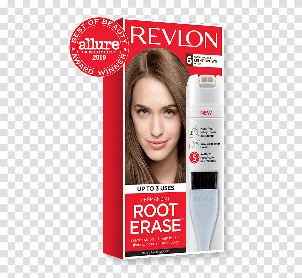 Root Erase Root Touch Up Hair Color, Label, Text, Person, Human Transparent Png