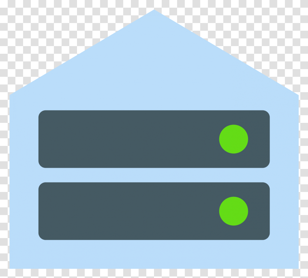Root Server Icon Electric Blue, Triangle Transparent Png