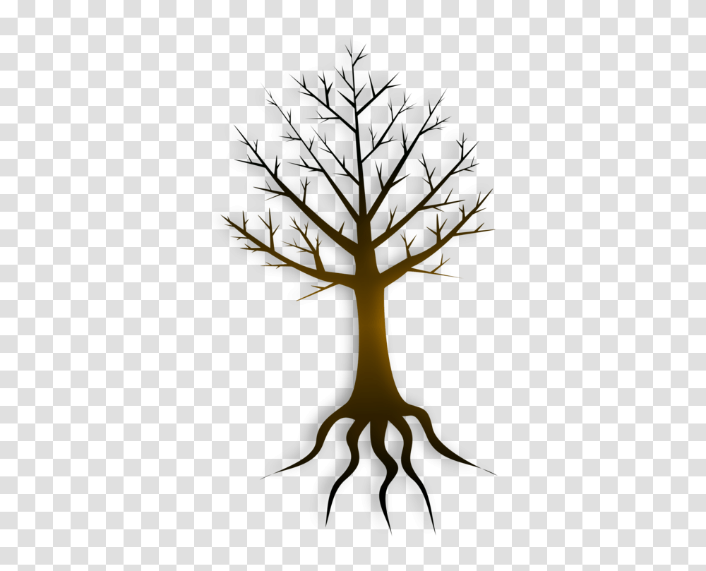 Root Trunk Tree Stump Branch, Plant, Tree Trunk, Silhouette, Cross Transparent Png