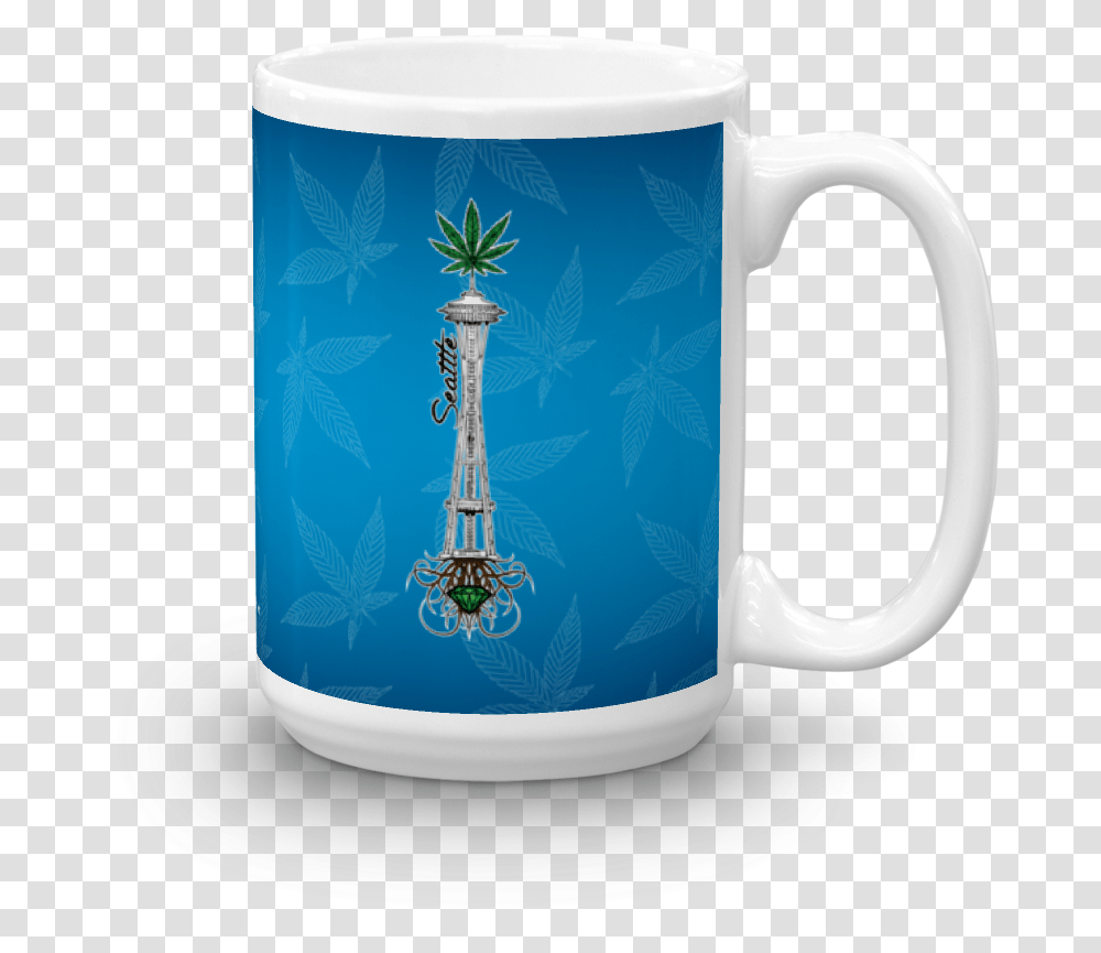 Rooted Space Needle Serveware, Coffee Cup, Glass, Jug, Stein Transparent Png