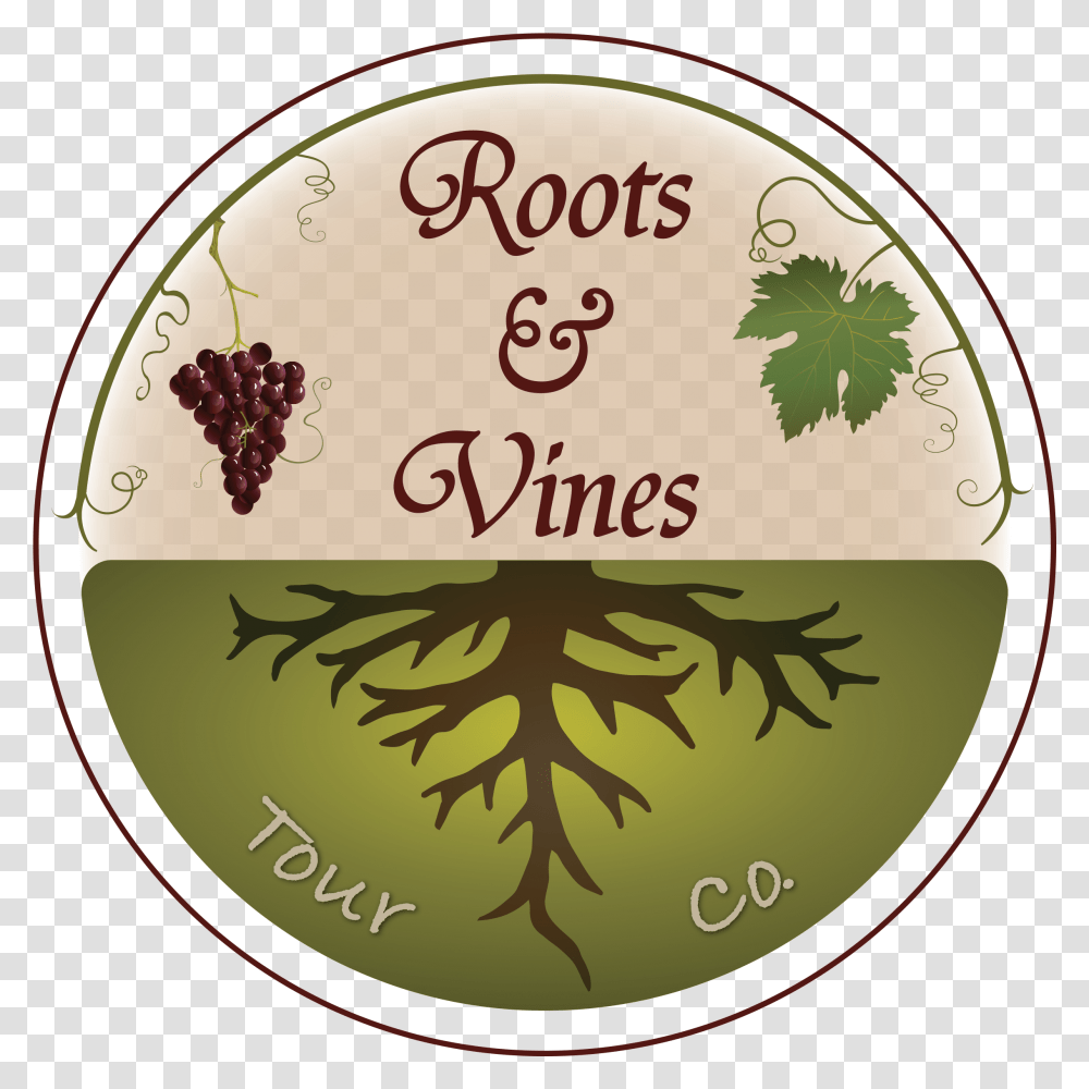 Roots Amp Vines Tour Co Circle, Label, Plant, Book Transparent Png