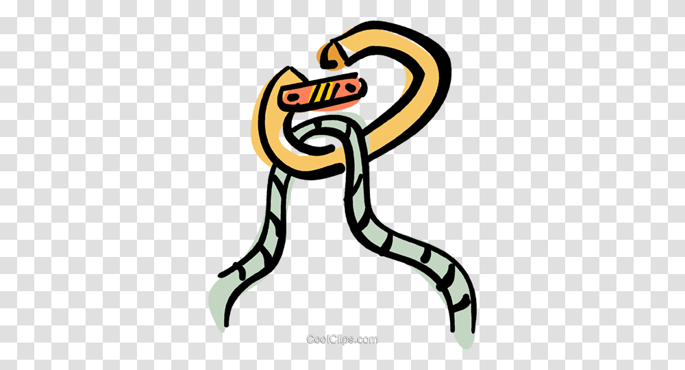 Rope And Clasp Royalty Free Vector Clip Art Illustration, Outdoors, Animal, Modern Art, Snake Transparent Png