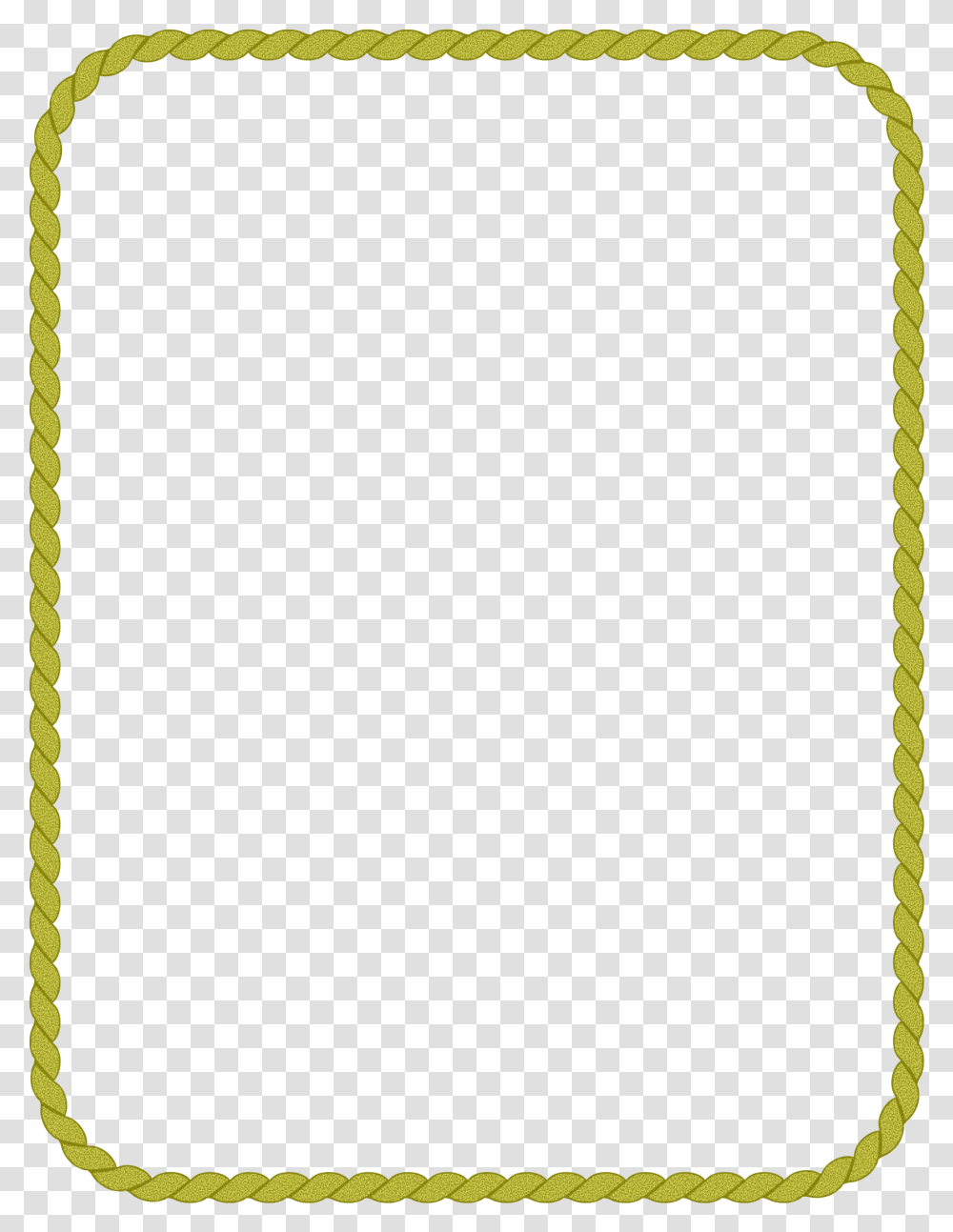 Rope Border 2 Clip Arts Chain, Rug Transparent Png