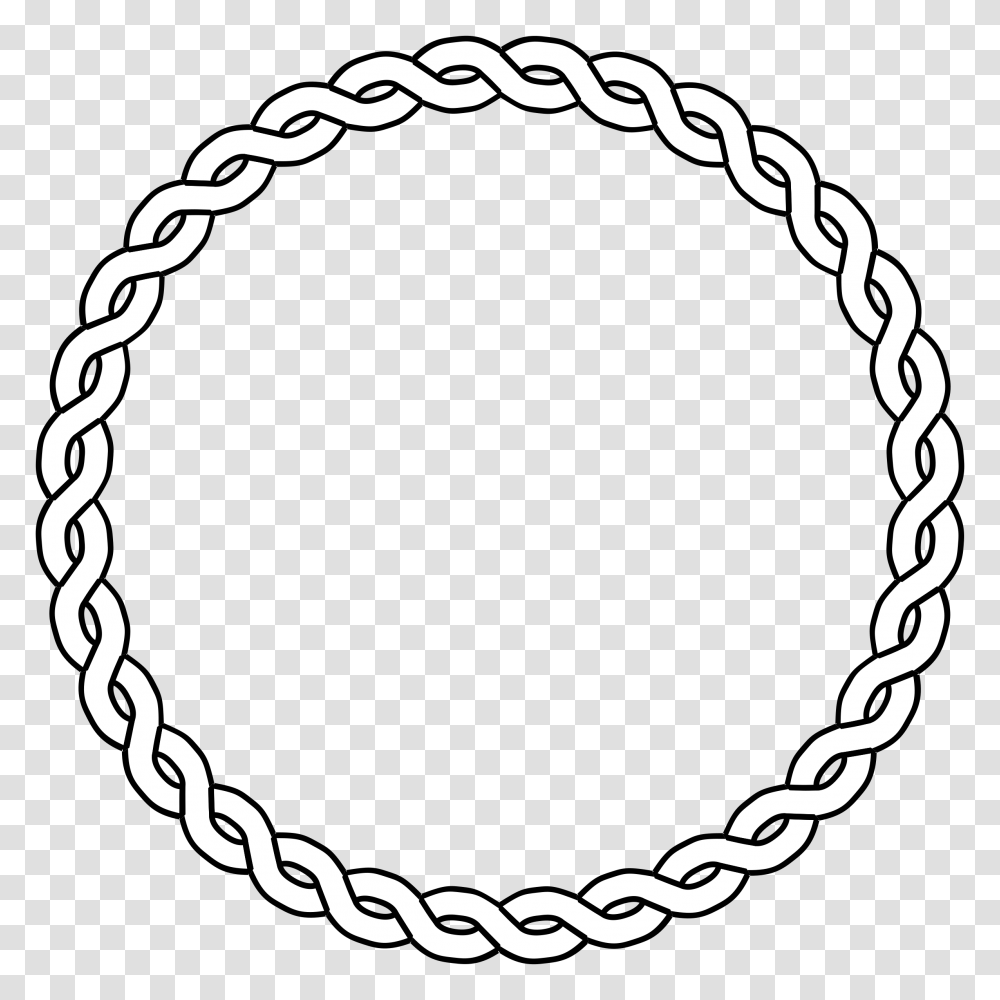 Rope Border Circle Icons, Chain, Bracelet, Jewelry, Accessories Transparent Png