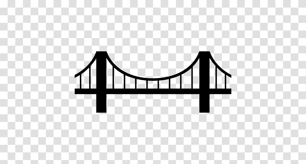 Rope Bridge Clipart Beam Bridge, Building, Gate, Architecture, Silhouette Transparent Png