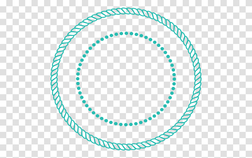 Rope Circle Aqua Clip Art, Oval, Rug Transparent Png