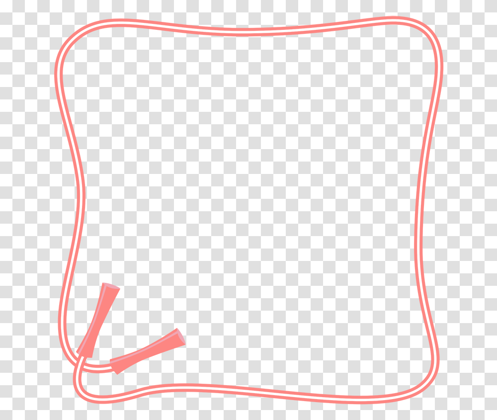 Rope Frame Cartoons, Bow, Sweets, Food, Confectionery Transparent Png