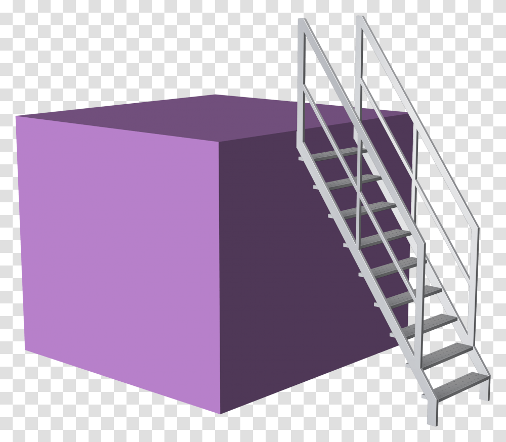 Rope Ladder Stairs, Staircase, Handrail, Banister, Box Transparent Png