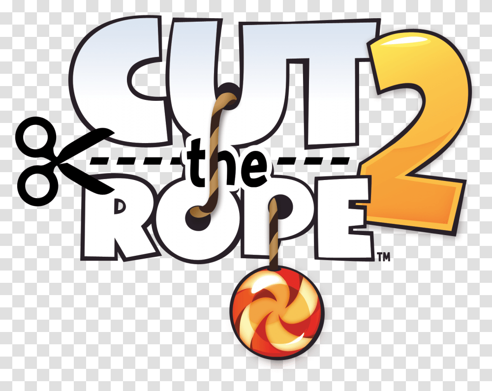 Rope Logo Cut The Rope 2, Alphabet, Number Transparent Png
