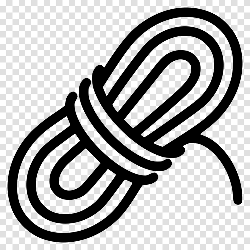 Rope Rope Icon, Knot, Stencil Transparent Png