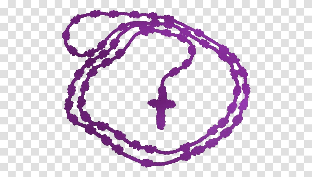 Rope Rosary Background Cross, Plant, Purple, Cabbage, Vegetable Transparent Png