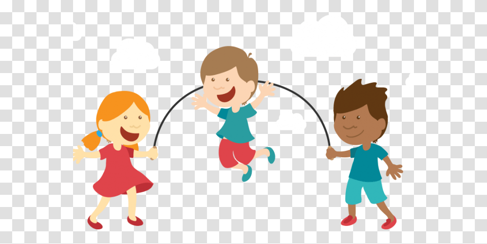 Rope Skipping In Cartoon Clipart Download Skipping Rope Cartoon, Person, Human, People, Cupid Transparent Png
