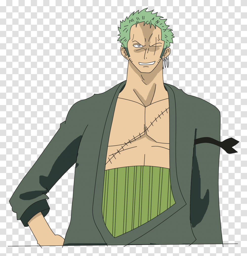Roronoa Zoro By 0zenes0 Cartoon, Sleeve, Clothing, Long Sleeve, Person Transparent Png