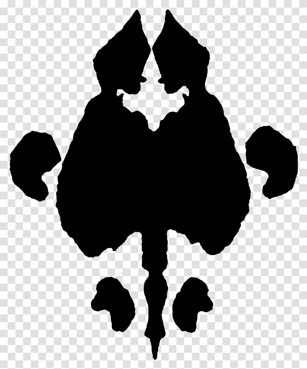 Rorschach Inkblot Test Rorschach, Silhouette, Stencil, Pattern, Back Transparent Png