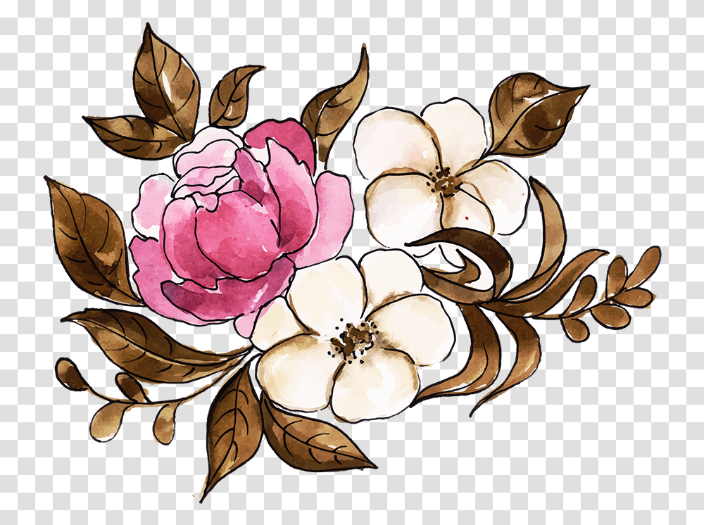 Rosa Glauca, Floral Design, Pattern Transparent Png